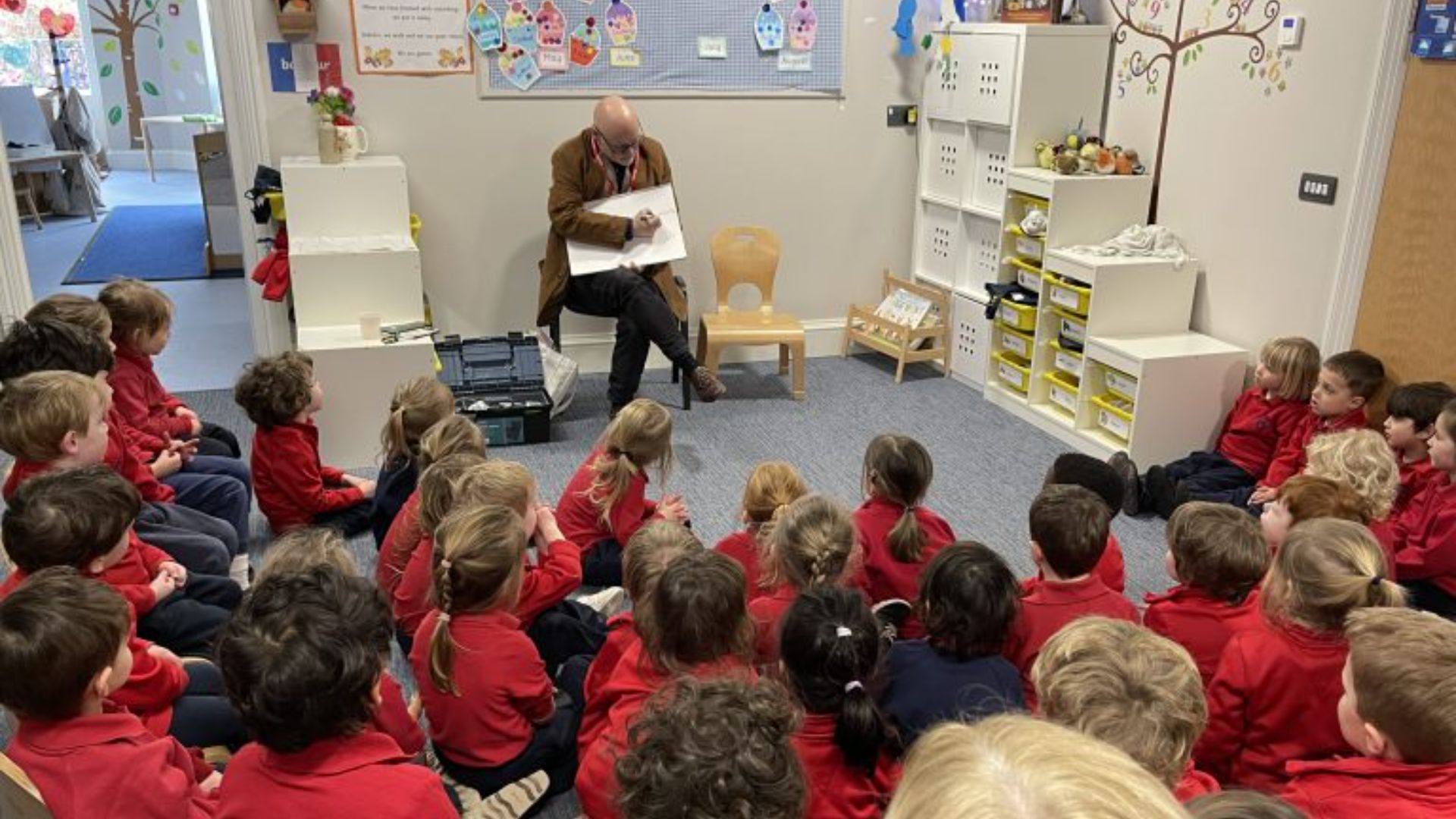Author and Illustrator, James Mayhew, visits Pre Prep
